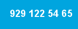 929 122 54 65 929 122 54 65